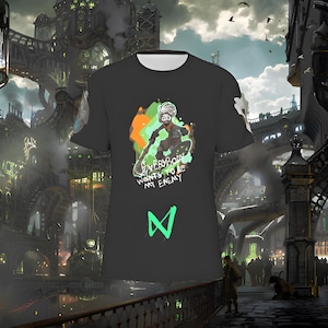 Ekko Unisex Arcane Tshirt | Jinx | Vi | Viktor | Jayce | Caitlyn | Silco | Anime Tshirt