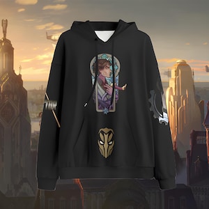 Unisex Viktor Arcane Hoodie | Jinx | Vi | Ekko | Jayce | Caitlyn | Silco | Anime Hoodie