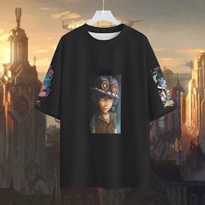 Unisex Arcane &quot;Baby Jinx&quot; Isha Tshirt | Jinx | Vi | Ekko | Jayce | Viktor | Silco | Caitlyn | Mel | Anime Tshirt | Best Gift