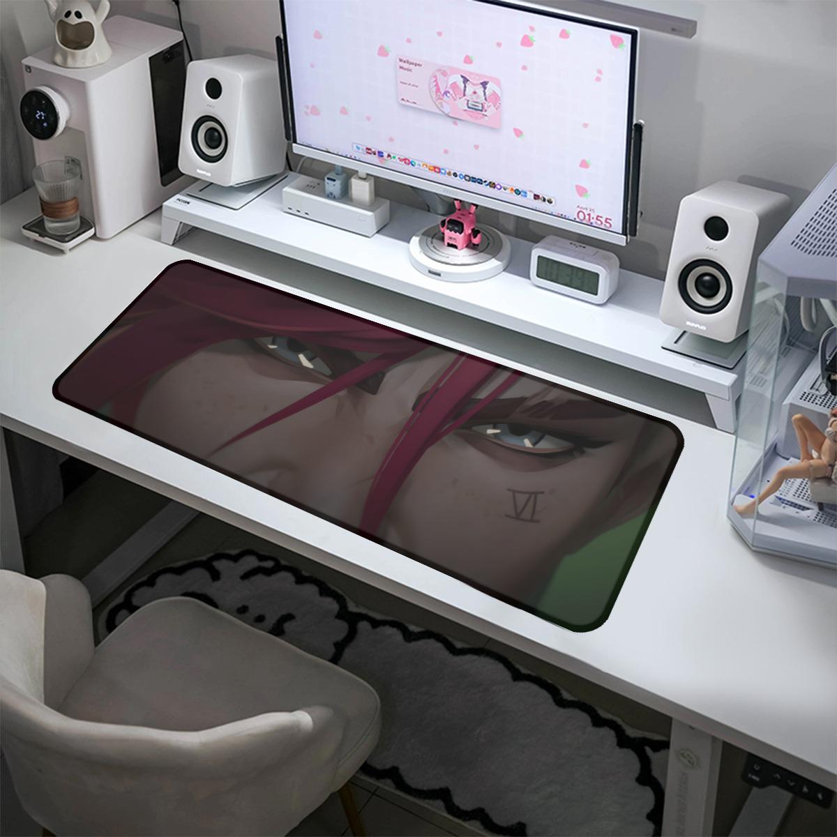 Arcane Vi Mouse Pad | Best Gift | Viktor | Isha | Jayce | Caitlyn | Jinx | Ekko