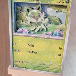Pokemon: poussacha  carte Shadowbox