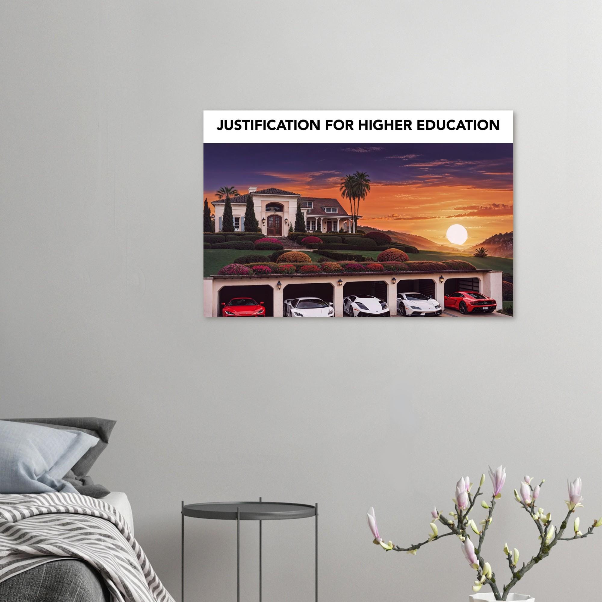 Inspiring Justification For A Higher Education Poster Photos
