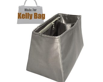 Fits (Kelly Bag) Satin Silk Bag Organizer, 15 20 25 28 32 35 40 42 Maxi Mini II, Sellier Retourne Danse Belt, 36 22 Elan, Trapezoid Shape