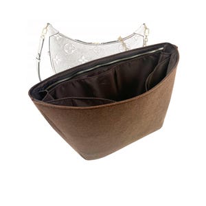 Compatible con Loop Hobo: inserto impermeable, organizador de bolsos de nailon, forro impermeable de doble capa, organizador duradero, protector de forro y divisor de bolso.