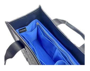 Adatto a (Jacobs Tote), borse a tracolla grandi, medie e piccole, organizer interno impermeabile, tasca con cerniera, gancio portachiavi, fodera resistente all'acqua