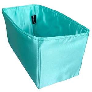 Fits (Speedy Bag) Shaper with NO Pocket, Satin Silk Bag Liner Organizer, 40 35 30 25, Purse Insert