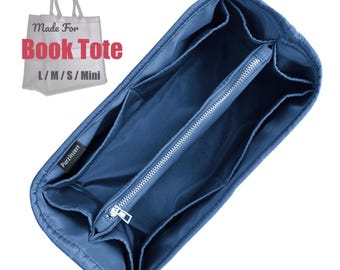 Passend für (Buchtasche) Wasserdichte Nylon Taschenorganizer, große Mittel kleine L M S Mini Einsatz (Mittelteiler Reißverschlusstasche)