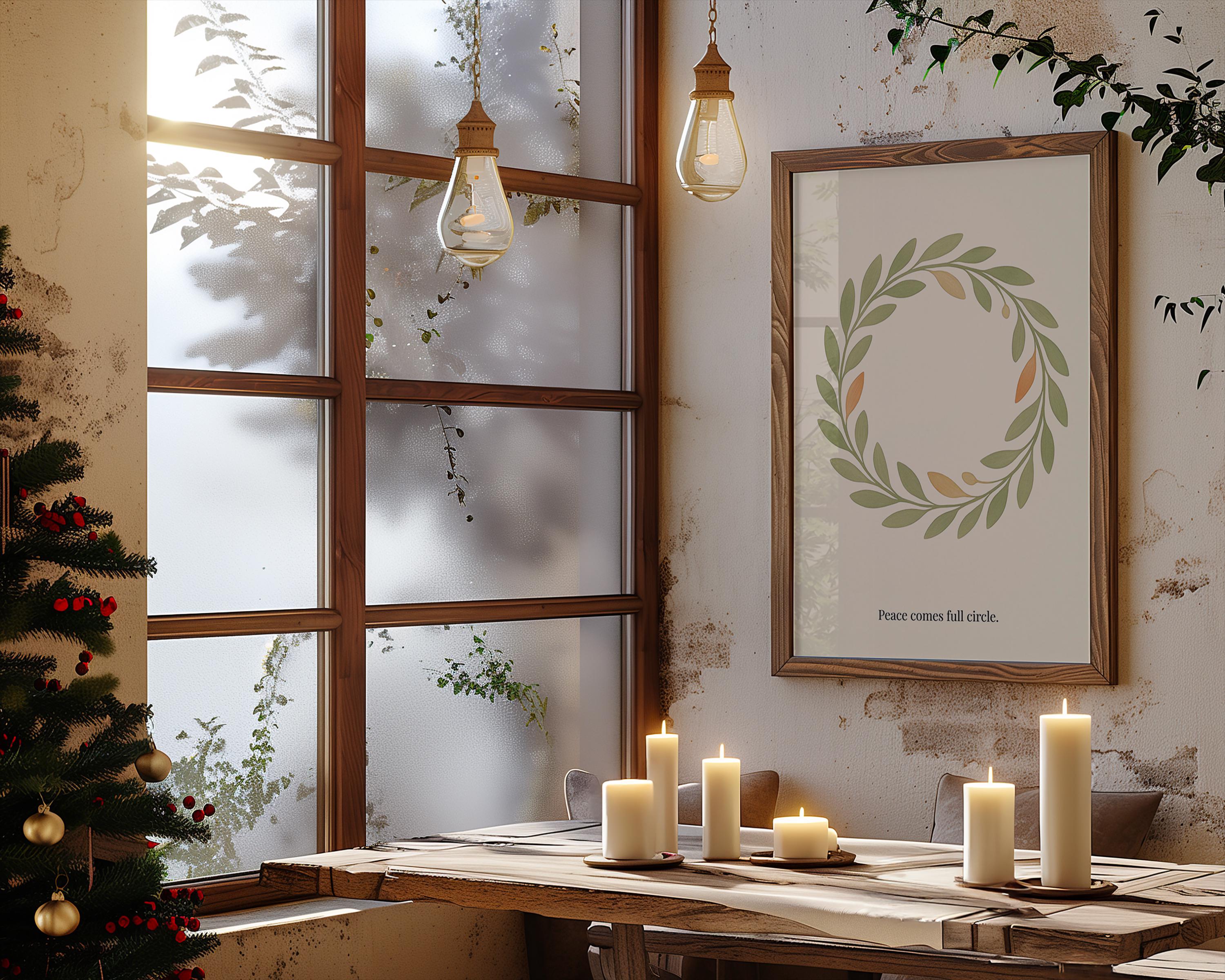 Japandi Wreath - Etsy