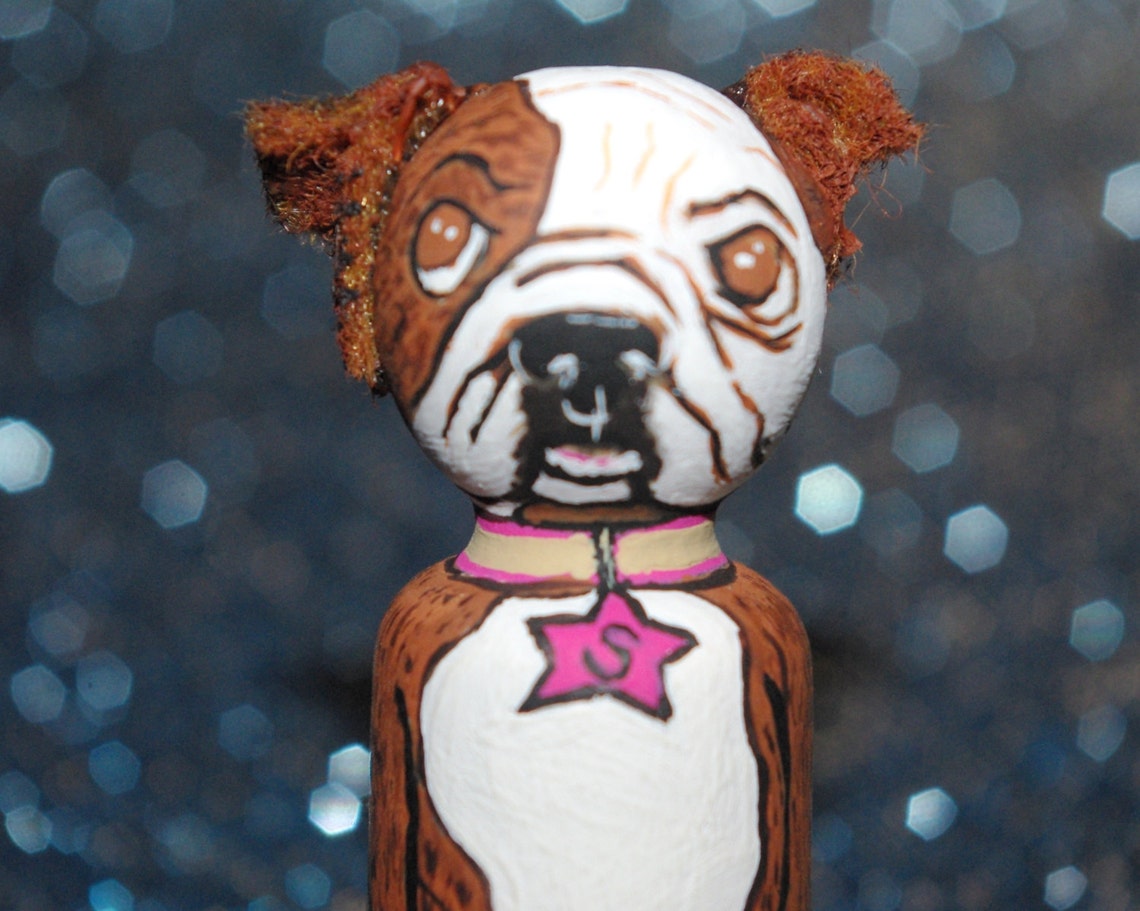 Hand Painted Custom Doll of Your Pet Etsy UK
