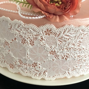 Sugar Lace |Floral Edible Lace | Cake Lace | Edible Lace |