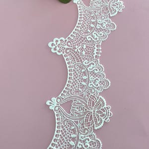 2 Sugar Lace Cake Border | Sugar Lace Applique | Edible Lace | Cake Lace | Sugar Lace
