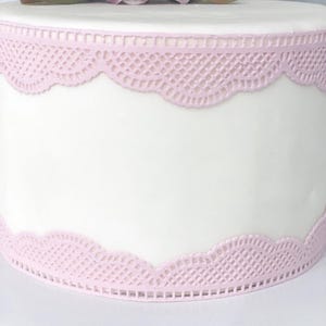 2 Sugar Lace Cake Border | Edible Lace | Cake Lace | Sugar Lace