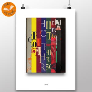 Philip Roth - First Edition Front Covers Print - Abstract Literary Poster