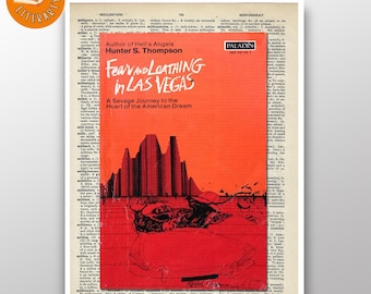 Fear and Loathing in Las Vegas Print: Vintage Dictionary Art