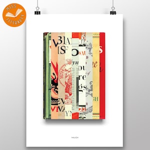 Kurt Vonnegut - First Edition Covers Print - Abstract Literary Poster