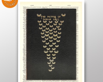 The Picture of Dorian Gray - First Edition Cover  - Vintage Dictionary Page Print - Oscar Wilde