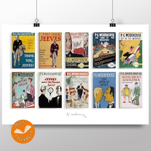 P.G.Wodehouse - Collected Novels - First Edition Cover Print