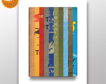 HG Wells - First Edition Covers Print - Abstract Literary Poster