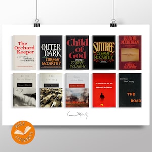 Cormac McCarthy - Collected Novels - First Edition Cover Print