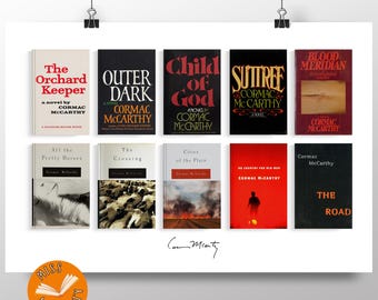 Cormac McCarthy - Collected Novels - First Edition Cover Print