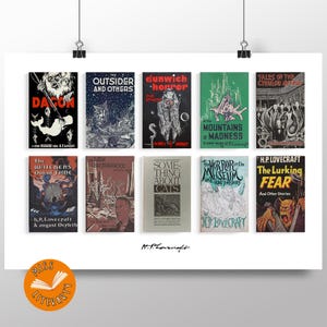 H.P. Lovecraft - Raccolta di romanzi - Copertina della prima edizione stampata