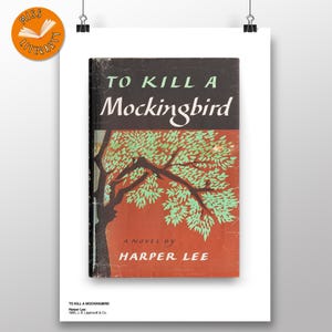 To kill a Mockingbird - Harper Lee - First Edition Cover - Personalised Quote/Message Option