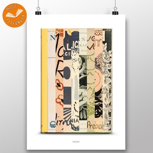 Virginia Woolf - First Edition Covers Print - Abstract Literary Poster