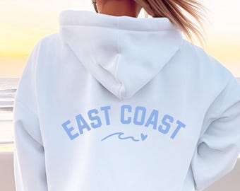 East Coast Hoodie Y2K Hoodie Coastal Clean Girl Cape Cod Sweatshirt Mermaid Sweatshirt Hawaii Sweatshirt Beach Sweatshirt Teen Girl