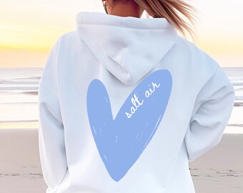 Salt Air Hoodie Sweatshirt Y2K Hoodie Coastal Clean Girl Cape Cod Sweatshirt Mermaid Sweatshirt Hawaii Sweatshirt Beach Sweatshirt Teen Girl