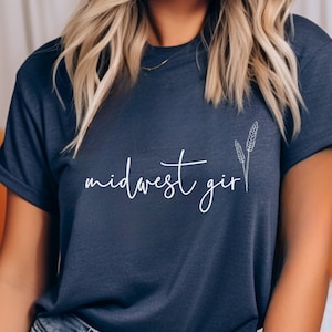 Midwest Shirt Midwestern Shirt Trendy Minimal Style Shirt Midwest Lover Midwest Gift Oversized Shirt