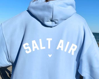 Salt Air Sweatshirt Mermaidcore Hoodie Ocean Inspired Style Coastal Granddaughter Clean Girl Aesthetic Y2K Hoodie Clothing Beachy Hoodies
