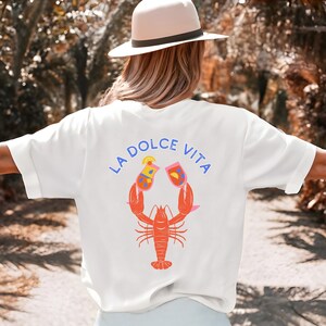 Aperol Spritz Shirt La Dolce Vita Shirt Signature Cocktail Old Money Aesthetic Italia Shirt Tomato Girl Downtown Girl Lobster Shirt