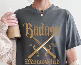 Cool Mom Dagger Shirt Badass Mom Knightcore Medieval Shirt Dragon Castlecore Gothic Mothers Day Gift Bonus Mom Gift