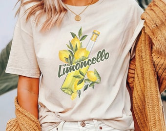 Limoncello-Hemd Frucht-Hemd altes Geld ästhetisches Hemd Tomate Mädchen Riviera-Hemd Sommer-Italia-Hemd Unterschriften-Cocktail La Dolce Vita Sommer