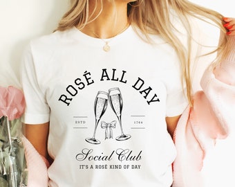 Social Club Tee Girls Trip Shirts Coquette Aesthetic Soft Girl Era Vegas Bachelorette Bridal Party Gift  Clean Girl Aesthetic Preppy Clothes
