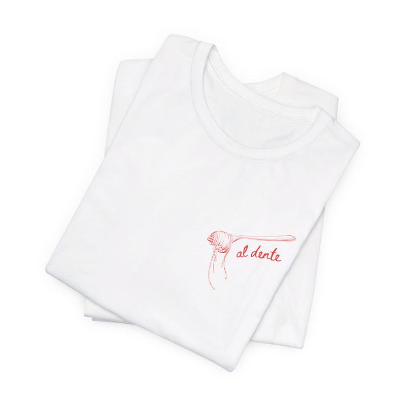 Camiseta Al Dente, Camiseta Pasta, Camiseta Al Dente, Camiseta Italiana de Verano, Camiseta Italia, Camiseta Tomate, Chica Tomate, Amante de la Pasta de Verano, Vacaciones en Italia imagen 5