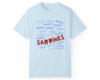 Sardine Shirt Tinned Fish Les Sardines Coastal Aesthetic Sardines