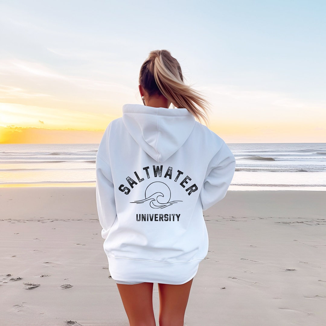 Varsity Trend Hoodie Sweatshirt Ocean Beach Hoodie Coconut Girl