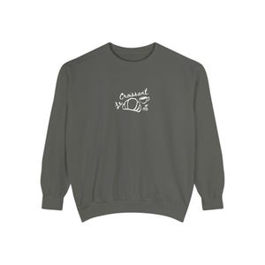 Croissant Sweatshirt Sunday Morning Croissant Shirt Old Money Aesthetic Brunch Shirt French Pastries Breakfast Club Coffee Shirt Paris Shirt image 6
