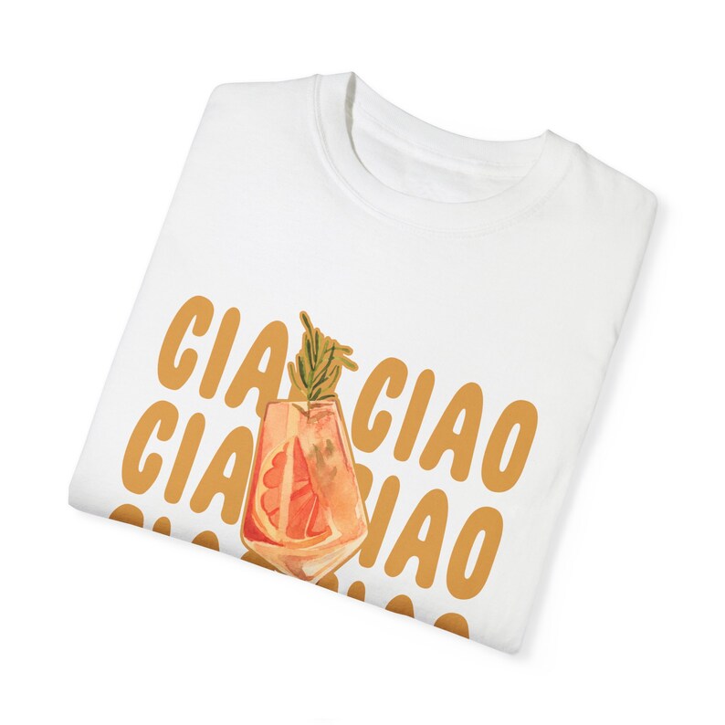 Ciao Bella Shirt Aperol Spritz Shirt Old Money Aesthetic Tomato Girl Italy Shirt Italy Vacation Top Italian Lover Italian Women's Top image 6