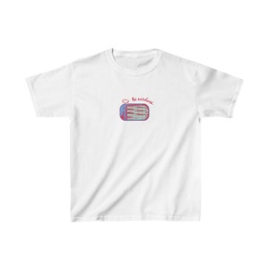 Sardines Y2K Baby Tee Tinned Fish Coastal Granddaughter Italian Summer Shirt Vacay Shirt Ocean Inspired Style Y2K Crop Top Mediterranean Top image 3