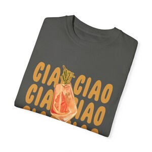 Ciao Bella Shirt Aperol Spritz Shirt Old Money Aesthetic Tomato Girl Italy Shirt Italy Vacation Top Italian Lover Italian Women's Top image 8