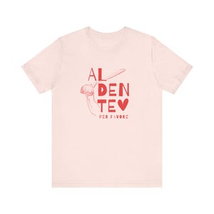 Spaghetti Shirt Al Dente Shirt Tomato Girl Pasta Shirt Tomato Shirt La Dolce Vita Italian Summer Italia Shirt Riviera Style image 6
