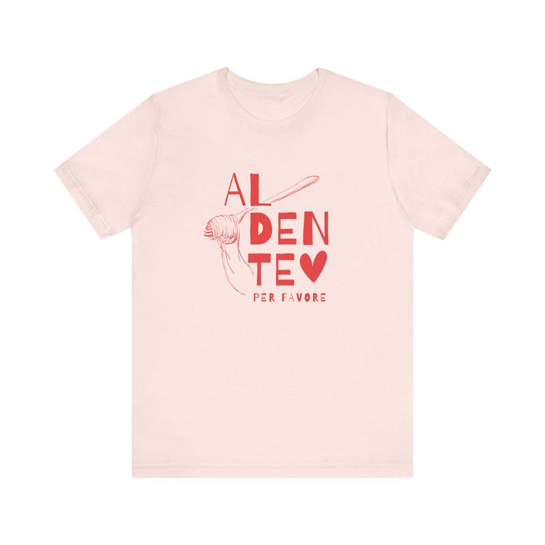 Spaghetti Shirt Al Dente Shirt Tomato Girl Pasta Shirt Tomato Shirt La Dolce Vita Italian Summer Italia Shirt Riviera Style image 6