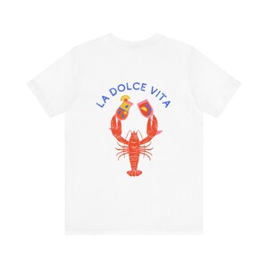 Aperol Spritz Shirt La Dolce Vita Shirt Signature Cocktail Old Money Aesthetic Italia Shirt Tomato Girl Downtown Girl Lobster Shirt image 5