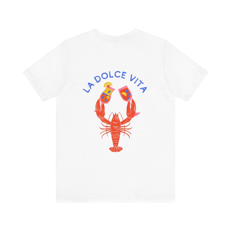Aperol Spritz Shirt La Dolce Vita Shirt Signature Cocktail Old Money Aesthetic Italia Shirt Tomato Girl Downtown Girl Lobster Shirt image 5