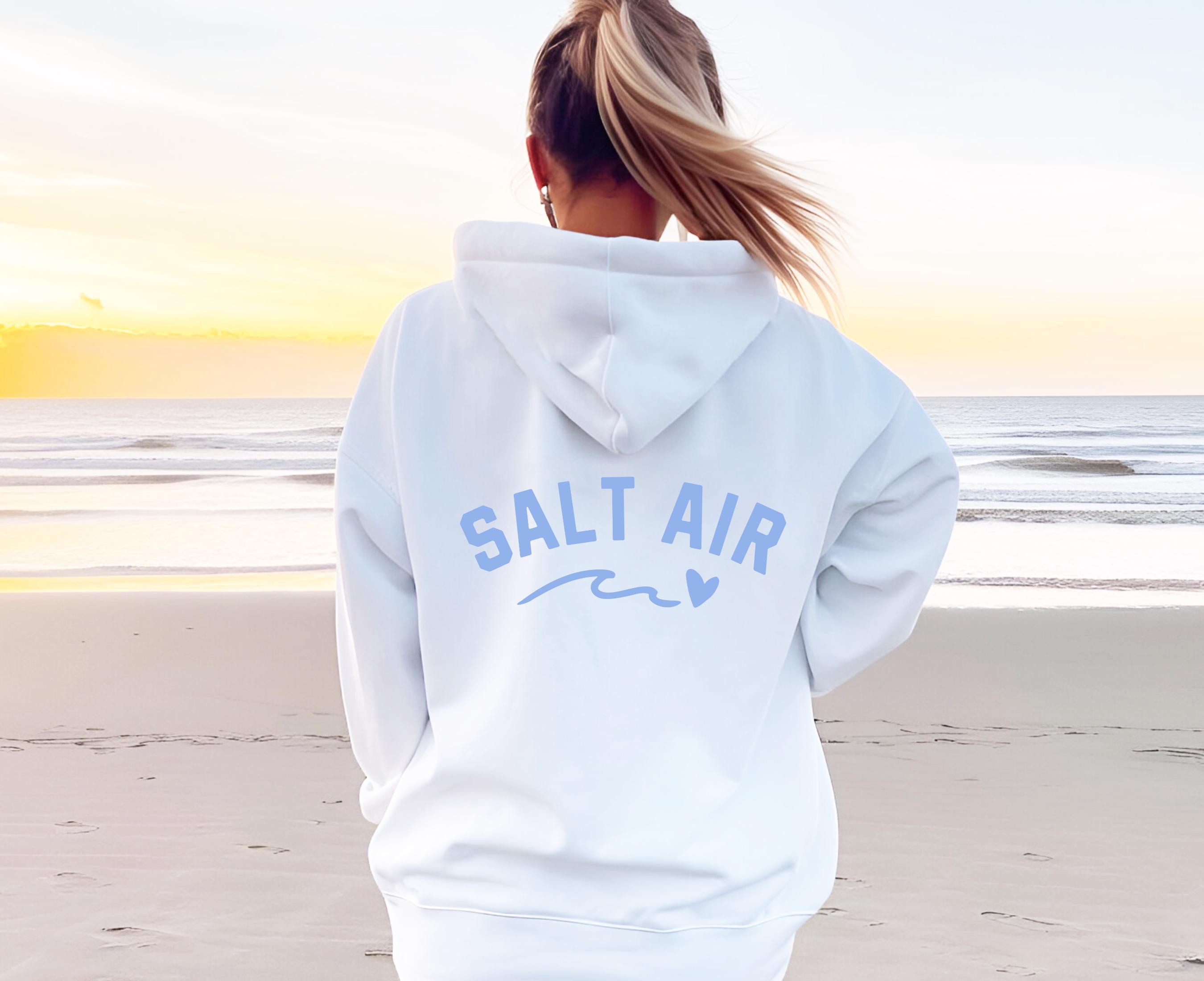 Salt Air Sweatshirt Mermaidcore Hoodie Ocean Inspired Style Coastal Granddaughter Clean Girl Aesthetic Mermaidcore Clothing Beachy Hoodies