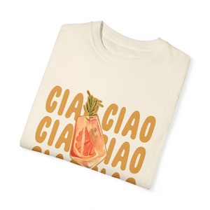 Ciao Bella Shirt Aperol Spritz Shirt Old Money Aesthetic Tomato Girl Italy Shirt Italy Vacation Top Italian Lover Italian Women's Top image 7