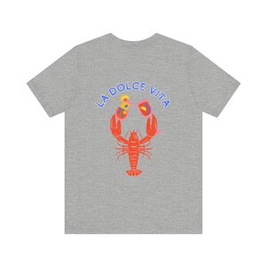 Aperol Spritz Shirt La Dolce Vita Shirt Signature Cocktail Old Money Aesthetic Italia Shirt Tomato Girl Downtown Girl Lobster Shirt Athletic Heather