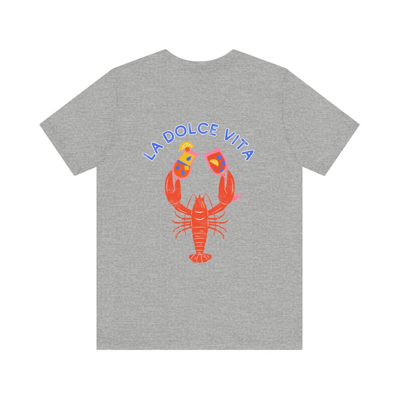 Aperol Spritz Shirt La Dolce Vita Shirt Signature Cocktail Old Money Aesthetic Italia Shirt Tomato Girl Downtown Girl Lobster Shirt Athletic Heather